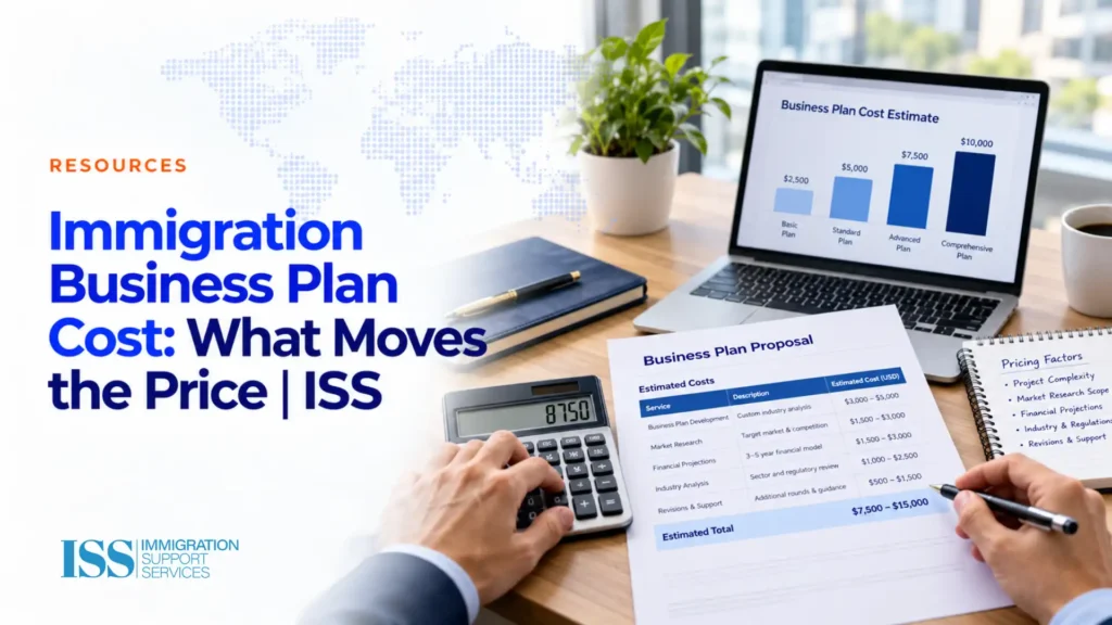 Immigration business plan cost