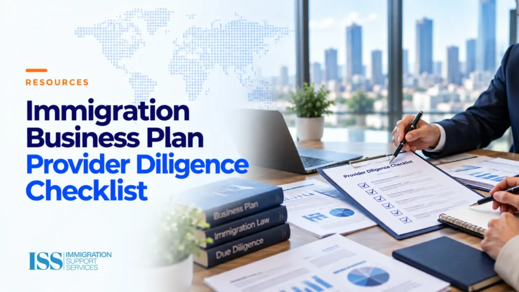 Business plan provider checklist